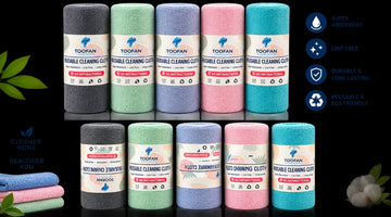 KITCHEN CLEANING MICRO REUSABLE ROLLS (SET OF 5 ROLLS)